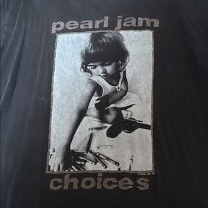 Pearl Jam Black Graphic Tee